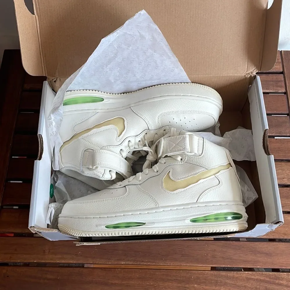 Nike Air Force 1 Mid Evo Sail/Coconut Milk Men7.5 Women9(FB1374-100)MSRP$150